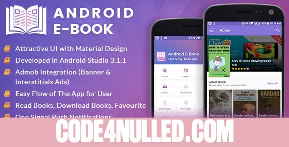Android E-Book App with Material Design