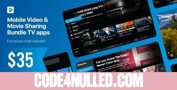 PlayTube TV v1.0 - Mobile Video & Movie Sharing TV Platforms Native Application