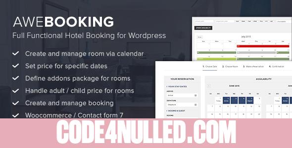AweBooking v2.8.3 - Online Hotel Booking for WordPress