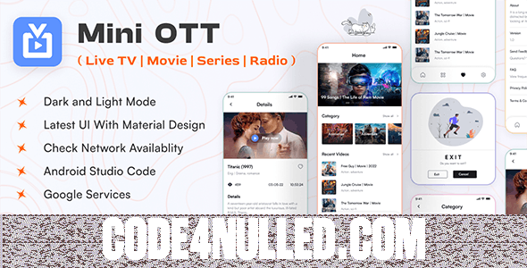 Mini OTT v2.0 - Live TV, Streaming, Movie, Radio