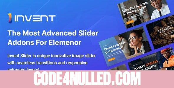 Invent Slider for Elementor v1.0