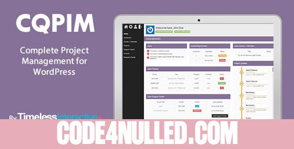 CQPIM WordPress Project Management Plugin v3.0.1
