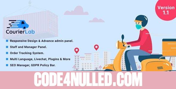 CourierLab v1.1 - Online Courier And Parcel Tracking Platform