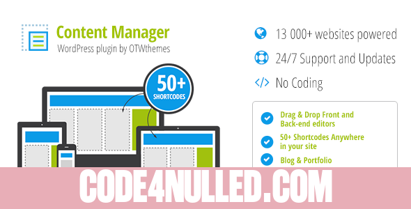 Content Manager for WordPress v2.17