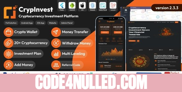 CrypInvest v2.3.3 - Cryptocurrency Investment Platform Full Solution