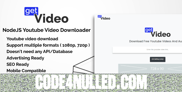 GetVideo v1.0 - NodeJS Youtube Video Downloader