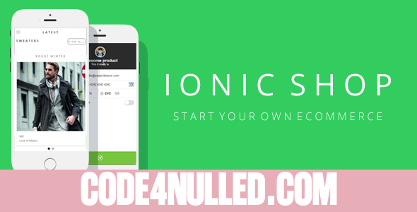 Ionic Shop - Start Your Own Ecommerce