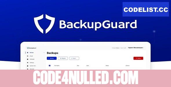 BackupGuard Pro v1.6.8.4 - WordPress Backup Plugin