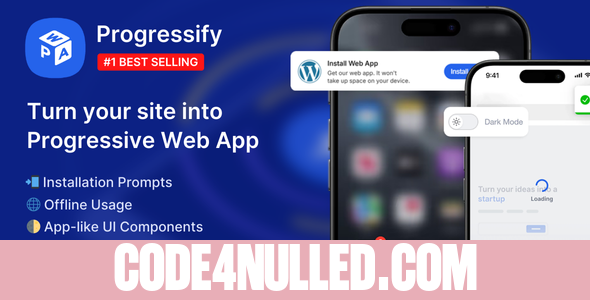Progressify v1.2.0 - Progressive Web App (PWA) for WordPress
