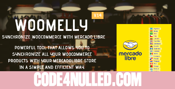 Woomelly v1.4.3 - Synchronize Woocommerce with MercadoLibre
