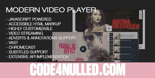 Modern Video Player for Wordpress v9.3.8