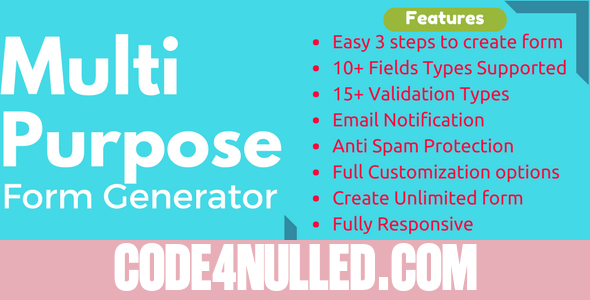 Multi-Purpose Form Generator v2.1
