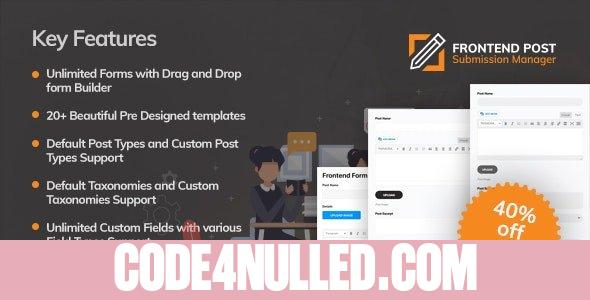 Frontend Post Submission Manager v1.3.3