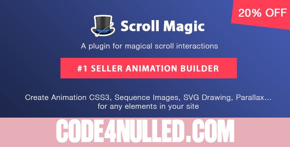 Scroll Magic v3.3.1.1 - Scrolling Animation Builder Plugin