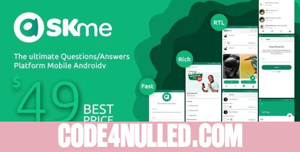AskMe Android v1.1 - Mobile Questions & Answers Social Network Application