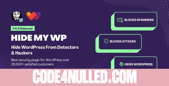 Hide My WP v6.2.7 - Amazing Security Plugin for WordPress!