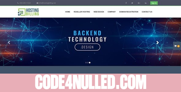 Hosting Billing v1.4 - Domain and Web Hosting Invoicing System with CMS