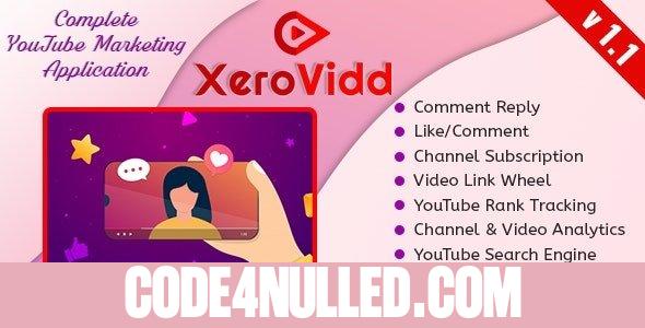 XeroVidd v1.1 - Complete YouTube Marketing Application (SaaS Platform)