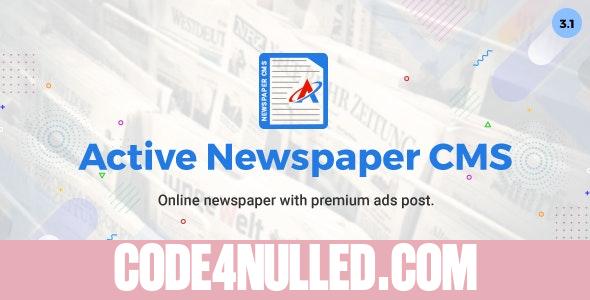 Active Newspaper CMS v3.1 - nulled