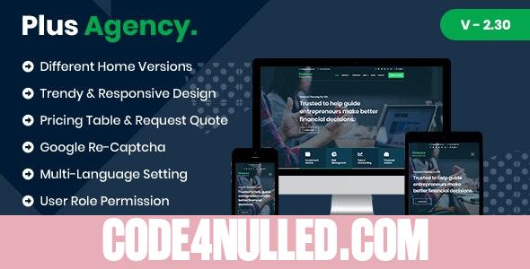 PlusAgency v2.30 - Business Agency CMS & Website Management System