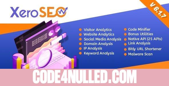 XeroSEO v6.1.7 - The Most Complete Visitor Analytics & SEO Tools