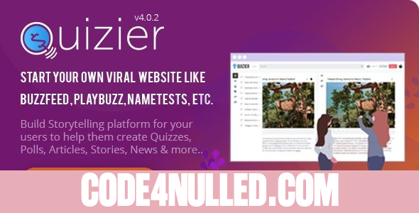 Quizier v4.0.2 - Multipurpose Viral Application & Capture Leads - nulled