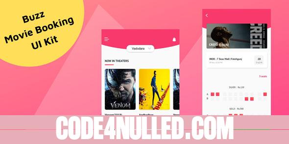 Buzz - Android Studio Movie Booking UI Kit