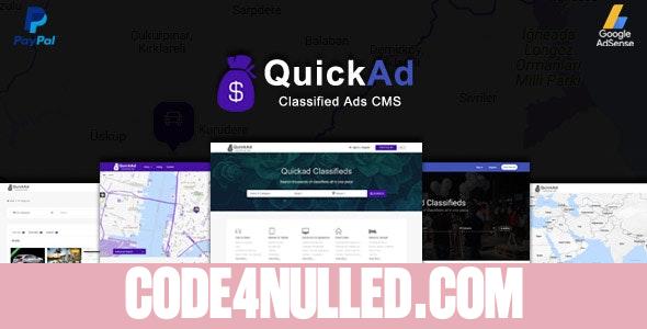 Quickad Classified v8.6 - Classified Ads CMS PHP Script - nulled
