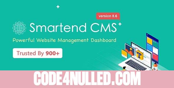 SmartEnd CMS v10.0.3 - Laravel Admin Dashboard with Frontend and Restful API - nulled