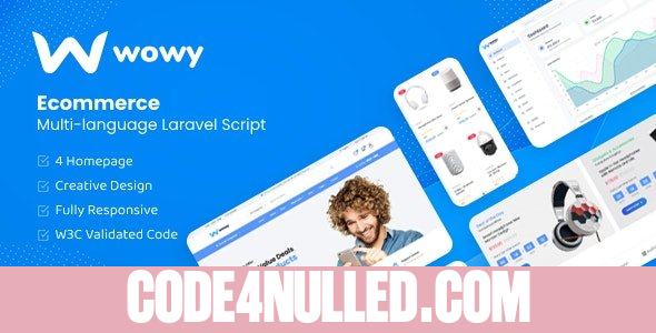 Wowy v1.30.2 - Multi-language Laravel eCommerce Script - nulled
