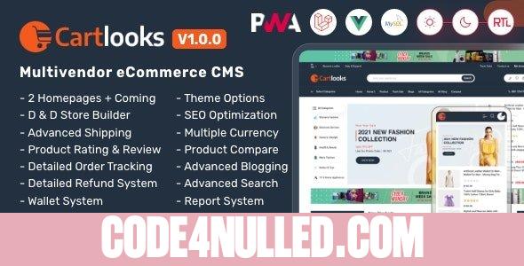 CartLooks v1.0.0 - Laravel & VueJS Powered Multivendor Ecommerce CMS with PWA - nulled
