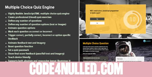 Multiple Choice Quiz Engine