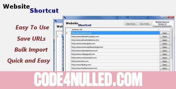 Website Shortcut Tool - Link Manager