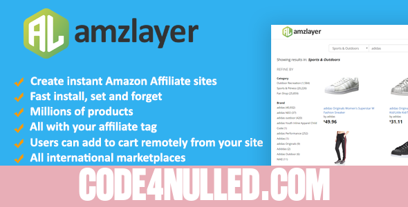 Amzlayer v1.10 - Amazon Affiliate Sites Builder