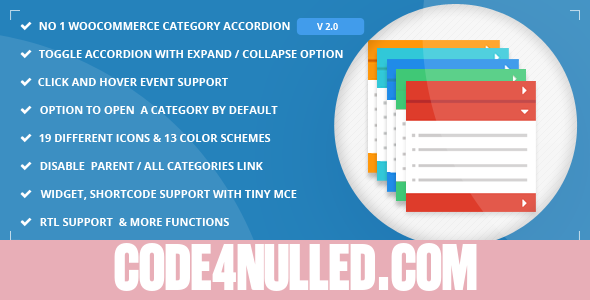 WooCommerce Category Accordion v2.0