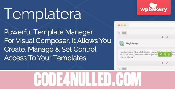 Templatera v1.1.12 - Template Manager for Visual Composer