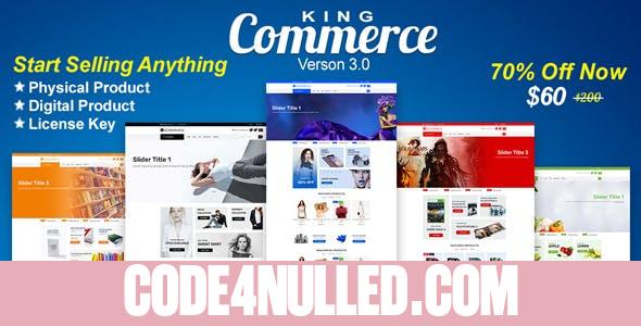 KingCommerce - All in One Single/Multi Vendor eCommerce Business Management System