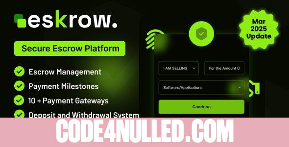 Eskrow v2.0 - Secure Escrow Platform