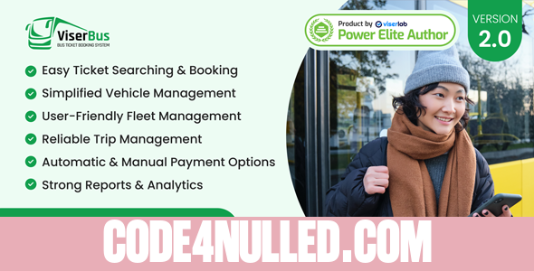 ViserBus v2.0 - Bus Ticket Booking System - nulled