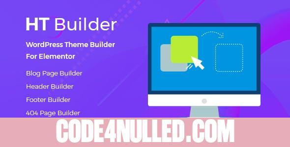 HT Builder Pro v1.0.2 - WordPress Theme Builder for Elementor