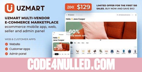 UzMart v1.0 - Multi-Vendor E-commerce Marketplace - nulled