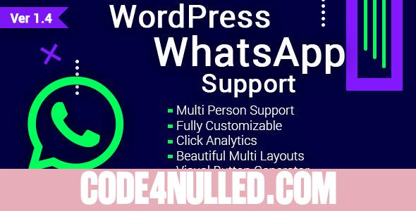 WordPress WhatsApp Support v1.4.4