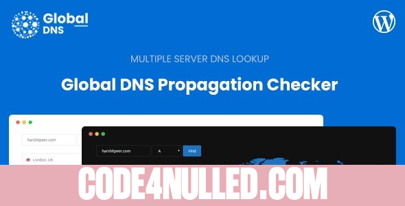 Global DNS v2.0.1 - Multiple Server - DNS Propagation Checker - WP