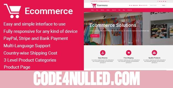 Ecommerce v1.2 - Responsive Ecommerce Business Management Script