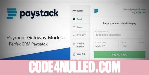 Paystack Payment Gateway for Perfex CRM v1.0.0a