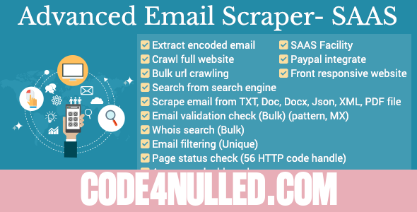 Advanced Email Scraper - SaaS Pack