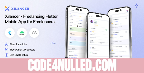 Freelancer Flutter Mobile App - Xilancer Freelancer Marketplace Platform - 8 April 2025