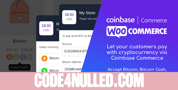 Coinbase Commerce for WooCommerce v1.1.1