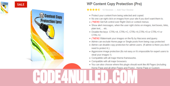 WP Content Copy Protection Pro v13.2