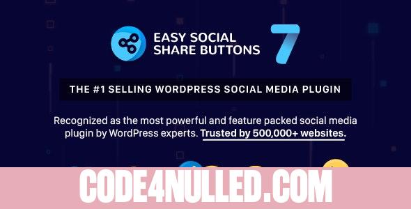 Easy Social Share Buttons for WordPress v7.5